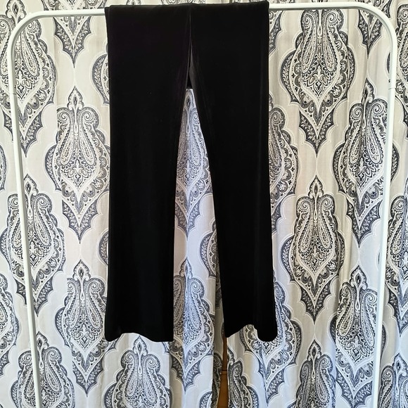 Calvin Klein Womens Velvet Black Performance Leggings Activewear Pants Size 2 - Picture 8 of 8